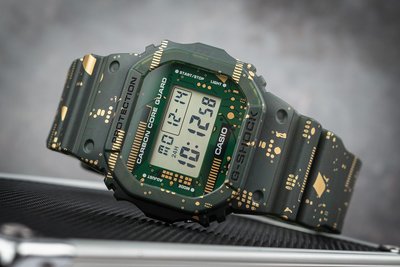 Casio G-Shock Original DWE-5600CC-3ER Carbon Core Guard Circuit Board Camouflage Series (+ bezel and straps)spare 