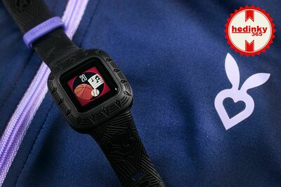 Garmin plastic strap (for Vívofit junior 3), black, Marvel, Black Panther, 010-12666-40