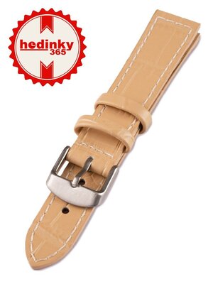 Leather strap Mavex W-140-D, Beige