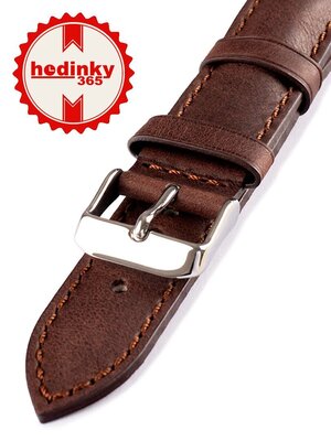 Unisex leather brown strap HYP-06-MORO