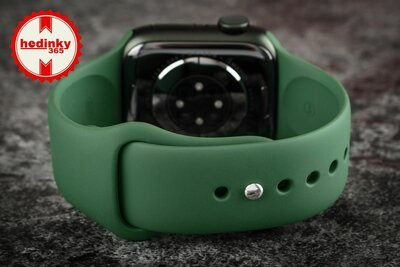 Apple Watch Series 7 GPS, 41mm Green Aluminium Case / Clover Sport Band-Regular
