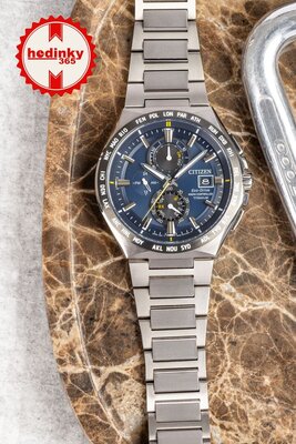 Citizen Sports Eco-Drive Super Titanium Radio Controlled Chronograph AT8234-85L
