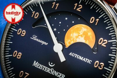 MeisterSinger Lunascope Automatic Moonphase Date LS908G_SG03