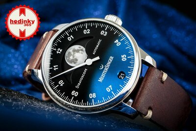 MeisterSinger Stratoscope Automatic Moonphase Date ST982_SVSL02
