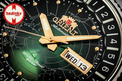 Orient Revival World Map Automatic RA-AA0E02E39B