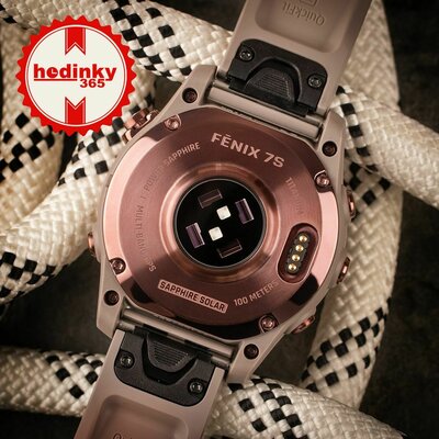 Garmin Fenix 7S Sapphire Solar Bronze Titanium / Grey Band