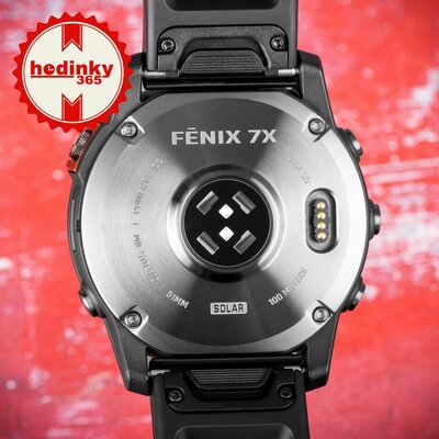 Garmin Fenix 7X Solar Gray / Black Band