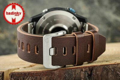 Garmin D2 Mach 1 (Premium), Oxford Brown Leather Band (+ extra strap)