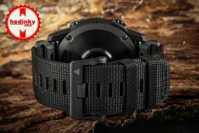 Garmin Tactix 7 Pro Solar Sapphire Black Nylon Band (+ replacement strap)