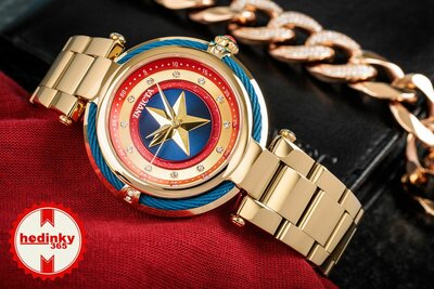 Invicta Marvel Quartz 40mm 36952 Captain America Limited Edition 4000pcs
