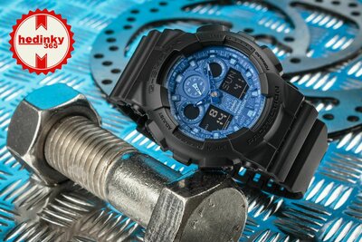 Casio G-Shock Original GA-100BP-1AER Blue Paisley Series