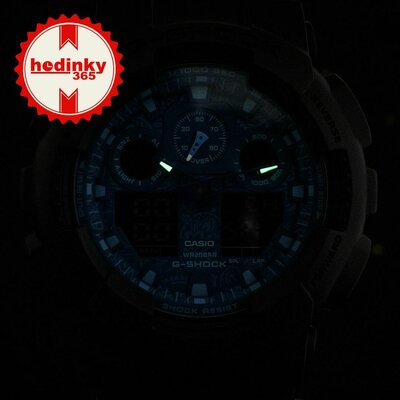 Casio G-Shock Original GA-100BP-1AER Blue Paisley Series