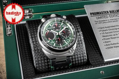 Citizen Promaster Land Eco-Drive Chronograf AV0076-00X Bullhead Racing Limited Edition 1973pcs