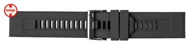 Silicone strap Ricardo 26mm (pro Garmin Fenix 8/7X/6X (51mm), Tactix aj.), black, QuickFit
