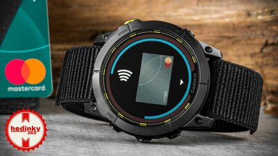 Garmin Enduro 2 Carbon Gray DLC Titanium / Black UltraFit Nylon Strap (+ spare silicone strap)