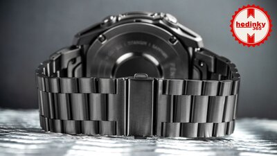 Steel bracelet Ricardo 26mm (pro Garmin Fenix 8/7X/6X (51mm), Tactix aj.), black V1, QuickFit