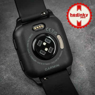 Garmin Venu Sq 2 Music, Slate / Black Band