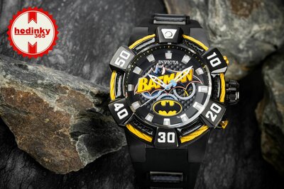 Invicta DC Comics Quartz 52mm 41113 Batman Limited Edition 4000pcs