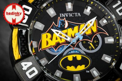 Invicta DC Comics Quartz 52mm 41113 Batman Limited Edition 4000pcs