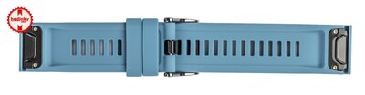 Silicone strap Ricardo 26mm (pro Garmin Fenix 8/7X/6X (51mm), Tactix aj.), Blue V1, QuickFit