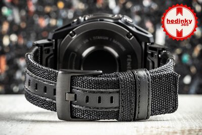 Nylon strap Ricardo 26mm (pro Garmin Fenix 8/7X/6X (51mm), Tactix aj.), black, QuickFit