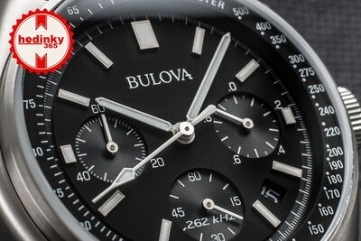 Bulova Lunar Pilot Quartz Chronograph 96B251 Special Edition (+ spare strap)