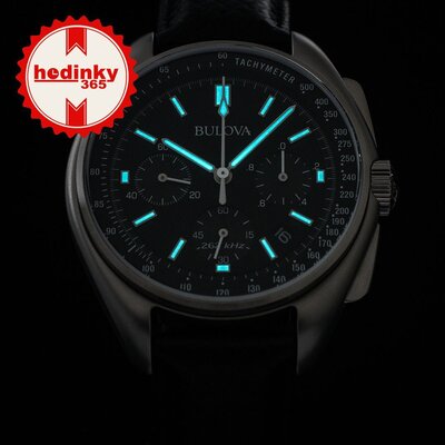 Bulova Lunar Pilot Quartz Chronograph 96B251 Special Edition (+ spare strap)