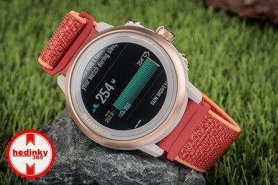 Coros Apex 2 Coral / Nylon Band