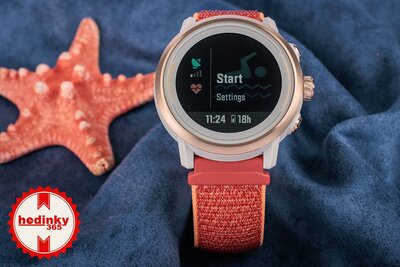 Coros Apex 2 Coral / Nylon Band