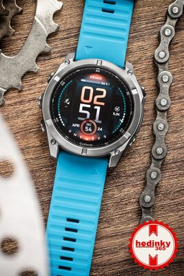 Silicone strap Ricardo 26mm (pro Garmin Fenix 8/7X/6X (51mm), Tactix aj.), Blue V3, QuickFit