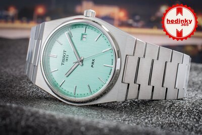 Tissot PRX Quartz T137.410.11.091.01 (in Tiffany Blue)
