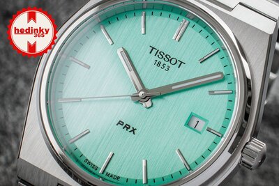 Tissot PRX Quartz T137.410.11.091.01 (in Tiffany Blue)