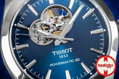 Tissot Automatic Gentleman Powermatic 80 Open Heart T127.407.11.041.01