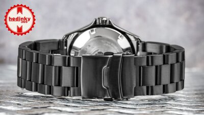 Steel bracelet Ricardo Vacone, black