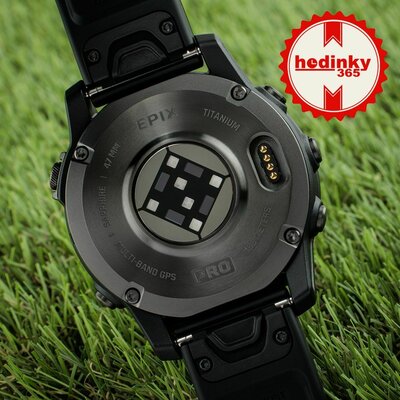 Garmin Epix Pro (Gen 2) Sapphire 47mm Gray DLC Titanium / Black Silicone Band