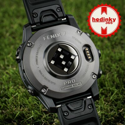 Garmin Fenix 7 Pro Sapphire Solar Gray DLC Titanium / Black Silicone Band