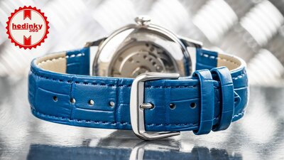 Leather strap Ricardo Todi, Blue V1