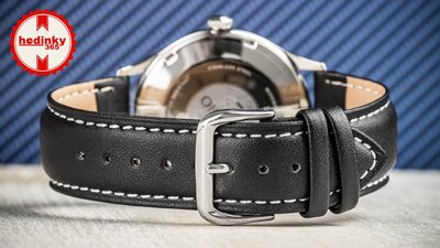Leather strap Ricardo Chieti, black V3