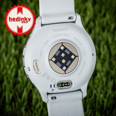 Garmin Venu 3 Silver / Whitestone, Silicone Band