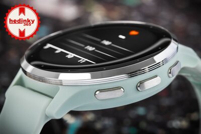 Garmin Venu 3S Silver / Sage Gray, Silicone Band