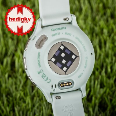 Garmin Venu 3S Silver / Sage Gray, Silicone Band