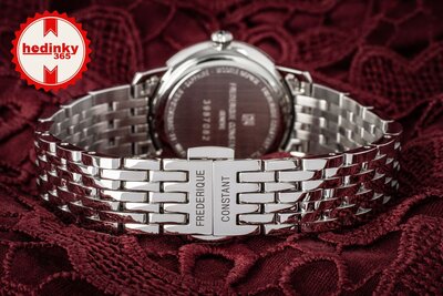 Frederique Constant Slimline Lady Quartz Moonphase FC-206MPWD1S6B