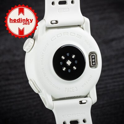 Coros Pace 3 White / Silicone Band | Hodinky-365.com