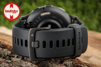 Garmin Venu 3 Slate / Black, Black Leather Band (Premium) (+ náhradní řemínek)