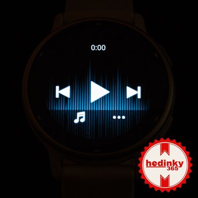 Garmin Vivoactive 5, Cream Gold/ Ivory, Silicone Band