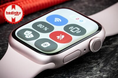 Apple Watch Series 9 GPS 41mm Pink Aluminium Case / Light Pink Sport Band - S/M