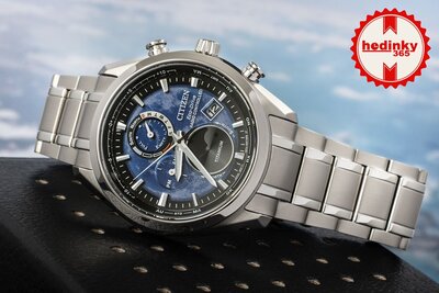 Citizen Sports Eco-Drive Radio Controlled Tsuki-yomi Moonphase Super Titanium BY1010-81L