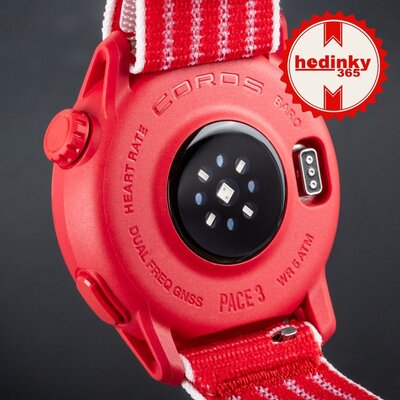 Coros Pace 3 Red / Nylon Band