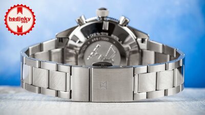 Edox SkyDiver Chronograph Quartz 10116-3-buidn Limited Edition 1000pcs ( + replacement strap )