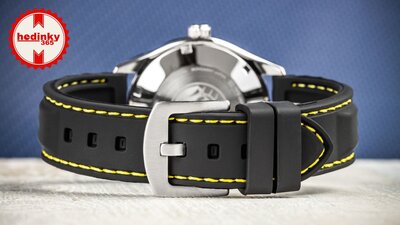 Silicone strap Ricardo Fermo, black V2